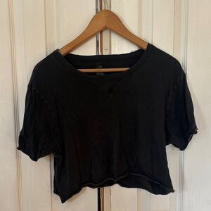 Aerie Black Crop Top